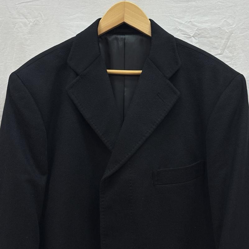 古着 USED コート コート一般 Valentino Rudy ヴァレンティノ ルディ 100％ ピュア カシミヤ チェスター コート - 黒 / ブラック / black メンズ USED 古着 中古 50157259