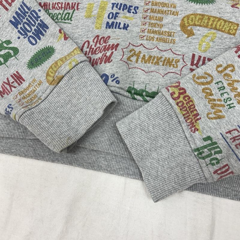 キス KITH パーカー 長袖 ロゴ 総柄 プルオーバー フーディ スウェット パーカー L 総柄 灰 / グレー / gray メンズ USED 古着 中古 50157266