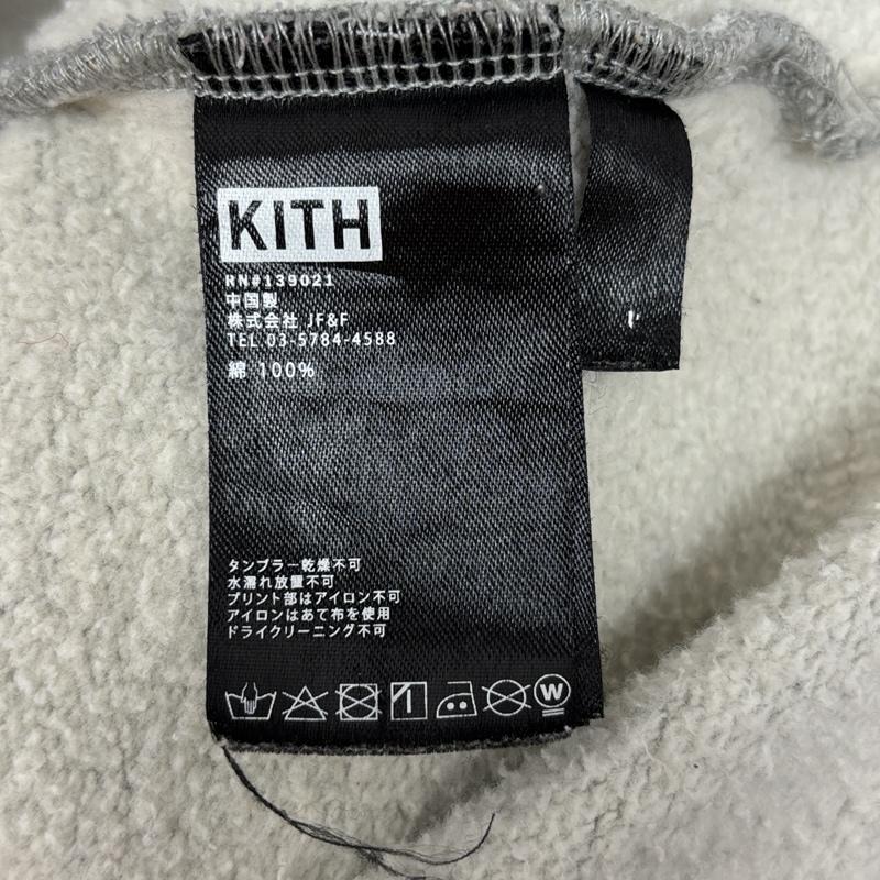 キス KITH パーカー 長袖 ロゴ 総柄 プルオーバー フーディ スウェット パーカー L 総柄 灰 / グレー / gray メンズ USED 古着 中古 50157266