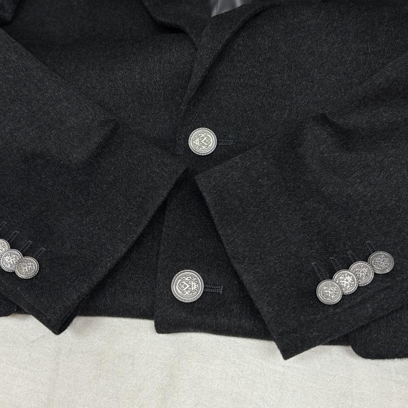 古着 USED ジャケット、上着 ジャケット、ブレザー Valentino Rudy バレンティノ ルディ カシミヤ100％ テーラード ジャケット エンブレムボタン - メンズ USED 古着 中古 50157267