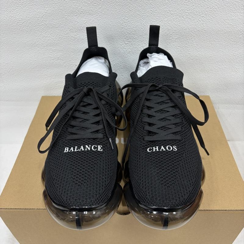 アンダーカバー UNDERCOVER スニーカー スニーカー 26SS grounds グラウンズ UP1F9F01 ニットアッパー ロゴ クリアソール スニーカー 26.0cm 無地 X ワンポイント X ロゴ、文字 X プリント 黒 / ブラック / black X 白 / ホワイト / white メンズ USED 古着 中古 50157279