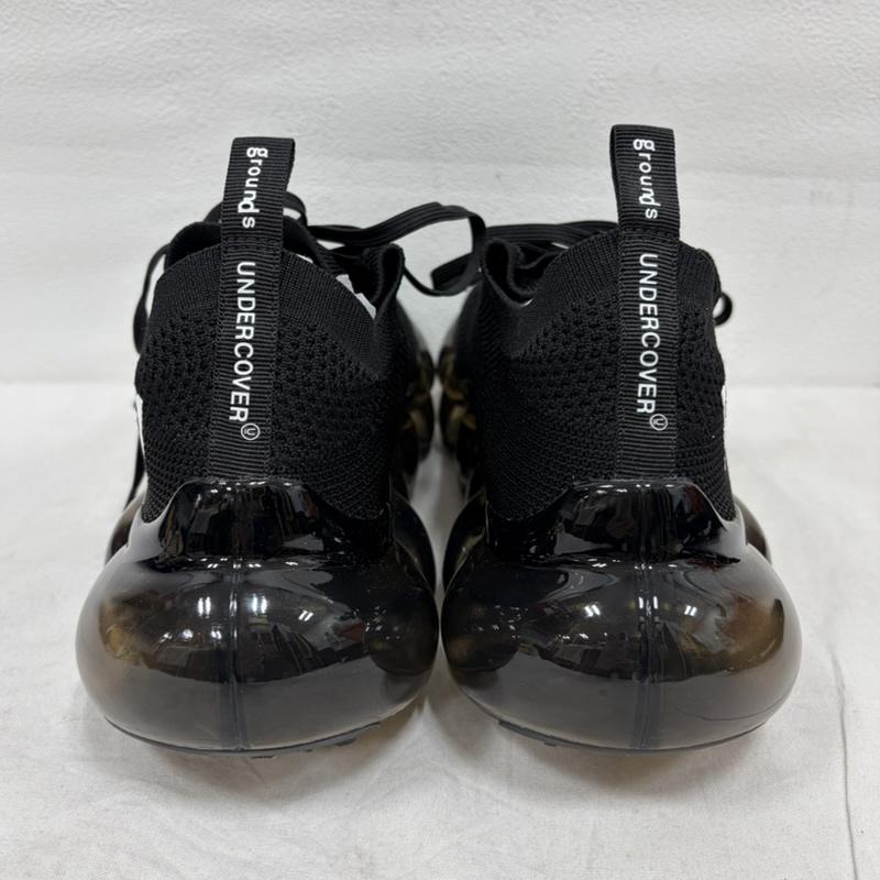 アンダーカバー UNDERCOVER スニーカー スニーカー 26SS grounds グラウンズ UP1F9F01 ニットアッパー ロゴ クリアソール スニーカー 26.0cm 無地 X ワンポイント X ロゴ、文字 X プリント 黒 / ブラック / black X 白 / ホワイト / white メンズ USED 古着 中古 50157279