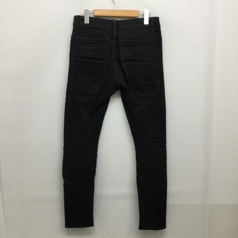 ジースターロゥ G-STAR RAW パンツ デニム、ジーンズ g-star raw D05385-6425-001 D-STAQ 3D SLIM JEAN 28インチ 無地 黒 / ブラック / black メンズ USED 古着 中古 50157281