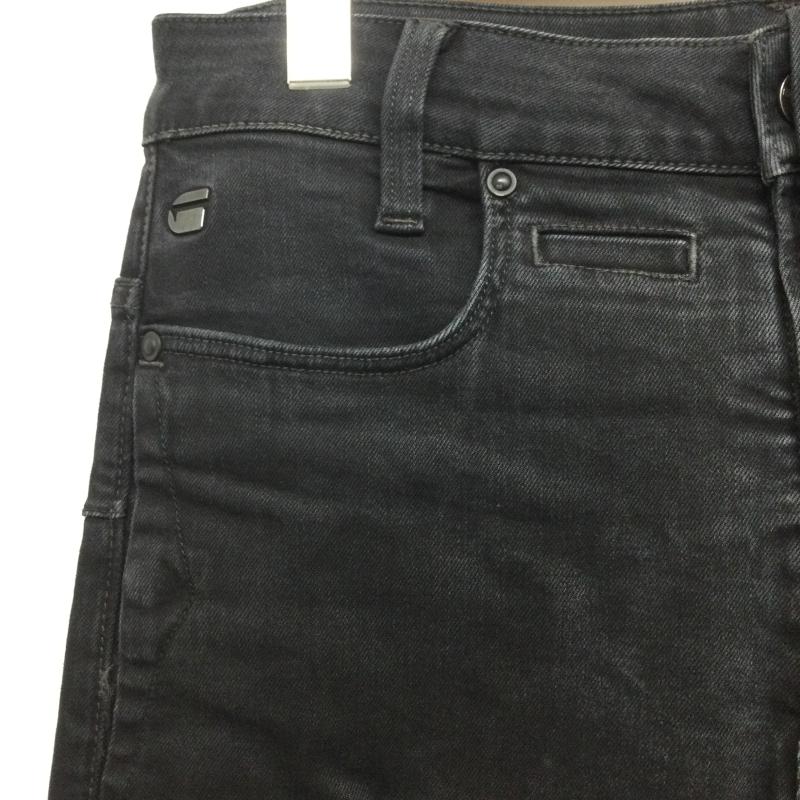 ジースターロゥ G-STAR RAW パンツ デニム、ジーンズ g-star raw D05385-6425-001 D-STAQ 3D SLIM JEAN 28インチ 無地 黒 / ブラック / black メンズ USED 古着 中古 50157281
