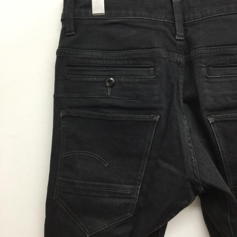 ジースターロゥ G-STAR RAW パンツ デニム、ジーンズ g-star raw D05385-6425-001 D-STAQ 3D SLIM JEAN 28インチ 無地 黒 / ブラック / black メンズ USED 古着 中古 50157281