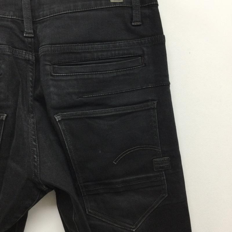 ジースターロゥ G-STAR RAW パンツ デニム、ジーンズ g-star raw D05385-6425-001 D-STAQ 3D SLIM JEAN 28インチ 無地 黒 / ブラック / black メンズ USED 古着 中古 50157281