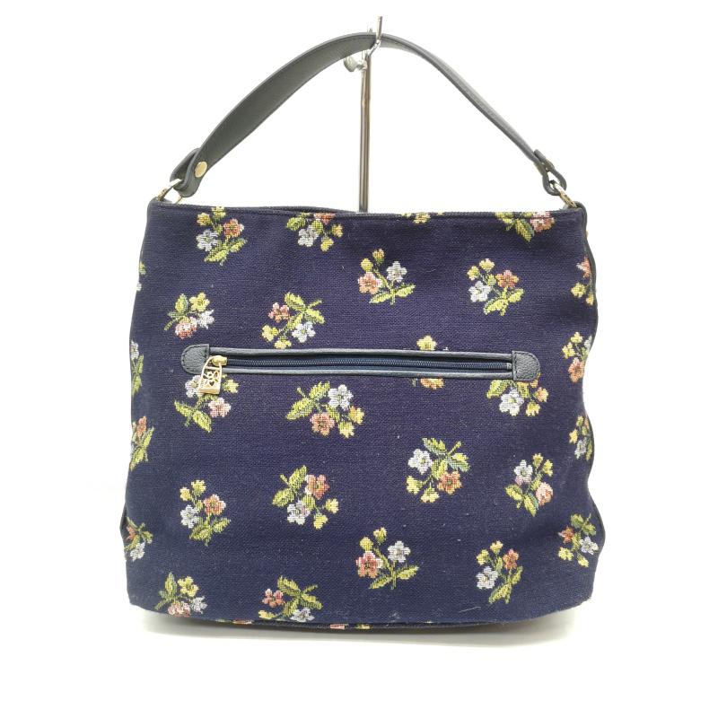 シンクビー Think Bee! ショルダーバッグ ショルダーバッグ ミオゾティス 2way ショルダー ハンド バッグ 花柄 - 紺 / ネイビー / navy レディース USED 古着 中古 50157289