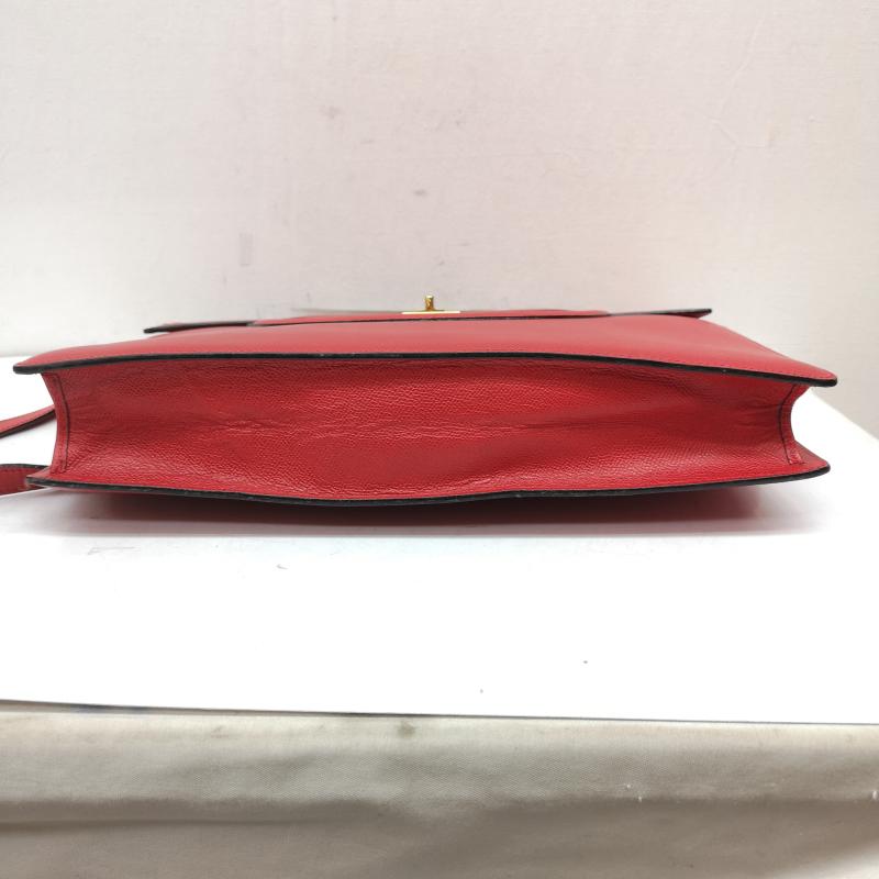 バリー BALLY ブリーフケース、書類かばん ブリーフケース、書類かばん 2way レザー ブリーフケース ショルダー バッグ - 赤 / レッド / red メンズ USED 古着 中古 50157291