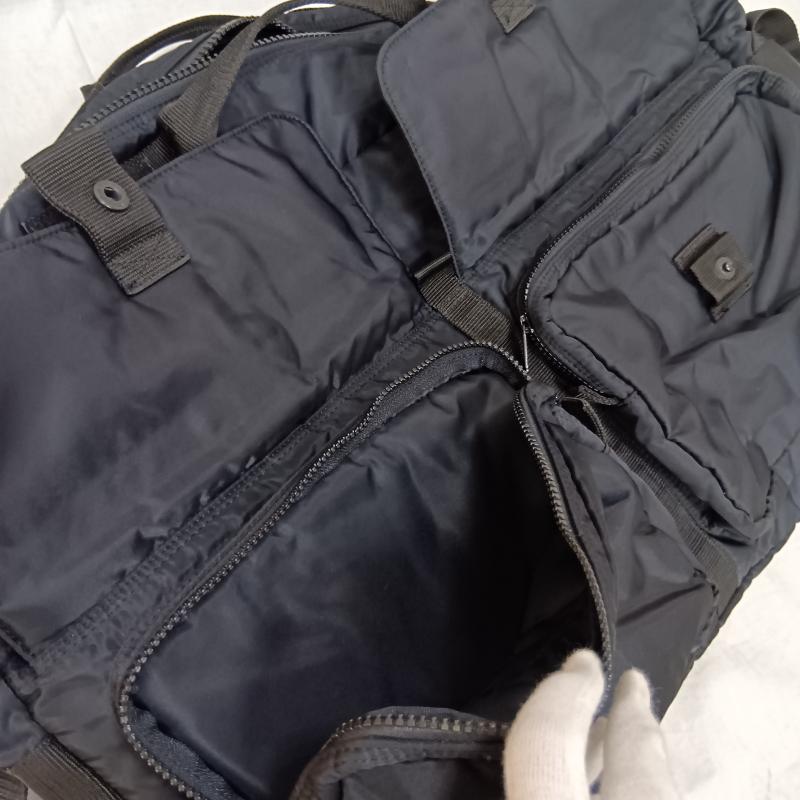 ワイズ Y s ボストンバッグ ボストンバッグ ナイロンボストンバッグ ショルダーバッグ black ビッグサイズ - 無地 黒 / ブラック / black メンズ USED 古着 中古 50157293