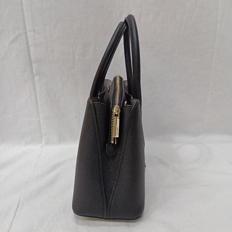 ケイト・スペード ニューヨーク kate spade new york ハンドバッグ ハンドバッグ マルゴー ミディアム サッチェル black ショルダー ハンド 2way - ロゴ、文字 黒 / ブラック / black レディース USED 古着 中古 50157294