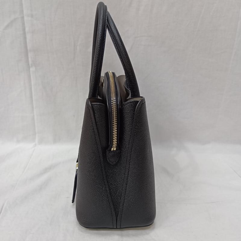 ケイト・スペード ニューヨーク kate spade new york ハンドバッグ ハンドバッグ マルゴー ミディアム サッチェル black ショルダー ハンド 2way - ロゴ、文字 黒 / ブラック / black レディース USED 古着 中古 50157294