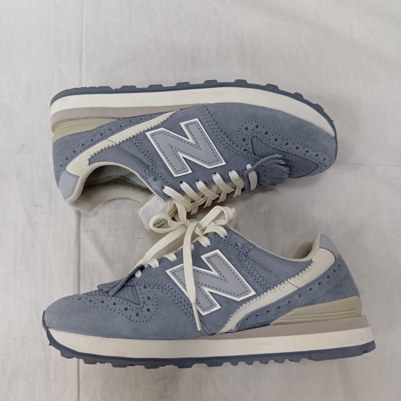 ニューバランス New Balance スニーカー スニーカー WL996TU2 スウェードスニーカー フリンジ blue US6.5/23.5cm Dワイズ US：6.5 無地 水色 / ライトブルー / レディース USED 古着 中古 50157295