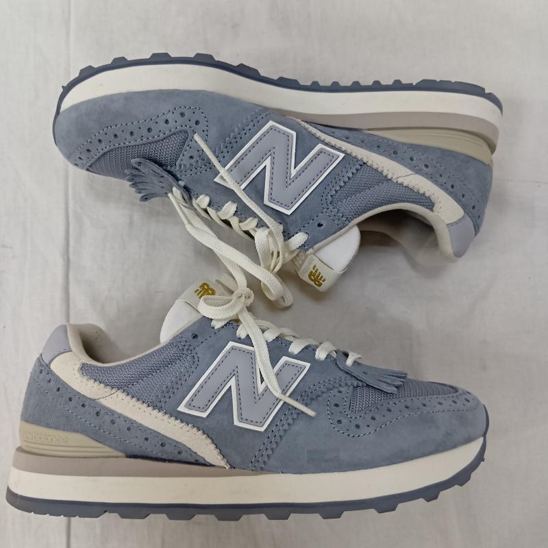 ニューバランス New Balance スニーカー スニーカー WL996TU2 スウェードスニーカー フリンジ blue US6.5/23.5cm Dワイズ US：6.5 無地 水色 / ライトブルー / レディース USED 古着 中古 50157295