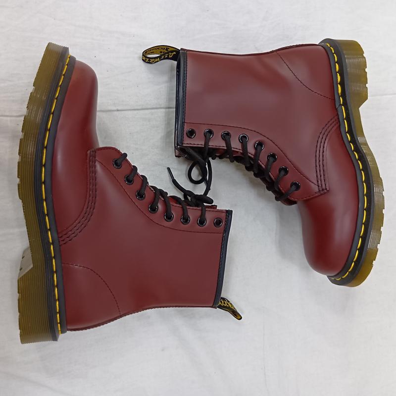ドクターマーチン Dr.Martens ブーツ ショートブーツ 8ホール レースアップブーツ winered UK4/23cm UK：4 無地 えんじ / ワインレッド / dark red レディース USED 古着 中古 50157299