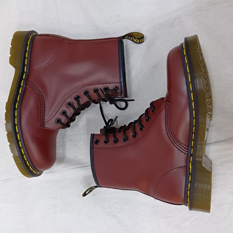 ドクターマーチン Dr.Martens ブーツ ショートブーツ 8ホール レースアップブーツ winered UK4/23cm UK：4 無地 えんじ / ワインレッド / dark red レディース USED 古着 中古 50157299