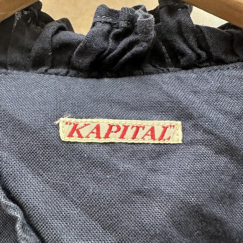キャピタル KAPITAL ジャケット、上着 ジャンパー、ブルゾン フリル シャツ ジャケット - 紺 / ネイビー / navy レディース USED 古着 中古 50157300