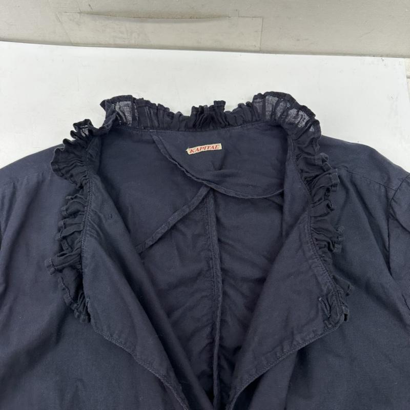 キャピタル KAPITAL ジャケット、上着 ジャンパー、ブルゾン フリル シャツ ジャケット - 紺 / ネイビー / navy レディース USED 古着 中古 50157300