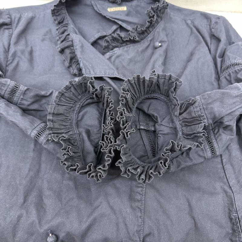 キャピタル KAPITAL ジャケット、上着 ジャンパー、ブルゾン フリル シャツ ジャケット - 紺 / ネイビー / navy レディース USED 古着 中古 50157300