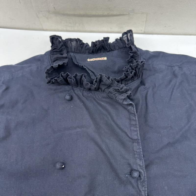 キャピタル KAPITAL ジャケット、上着 ジャンパー、ブルゾン フリル シャツ ジャケット - 紺 / ネイビー / navy レディース USED 古着 中古 50157300