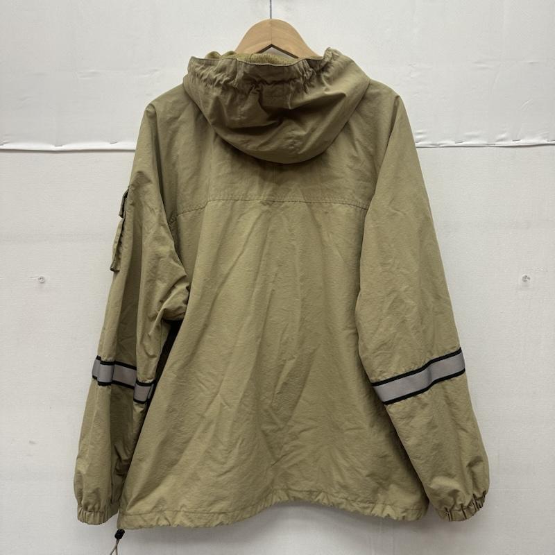 シュプリーム Supreme ジャケット、上着 ジャンパー、ブルゾン 18ss reflective taping hooded pullover ナイロン ハーフジップ プルオーバー L ベージュ / ベージュ / beige メンズ USED 古着 中古 50157309