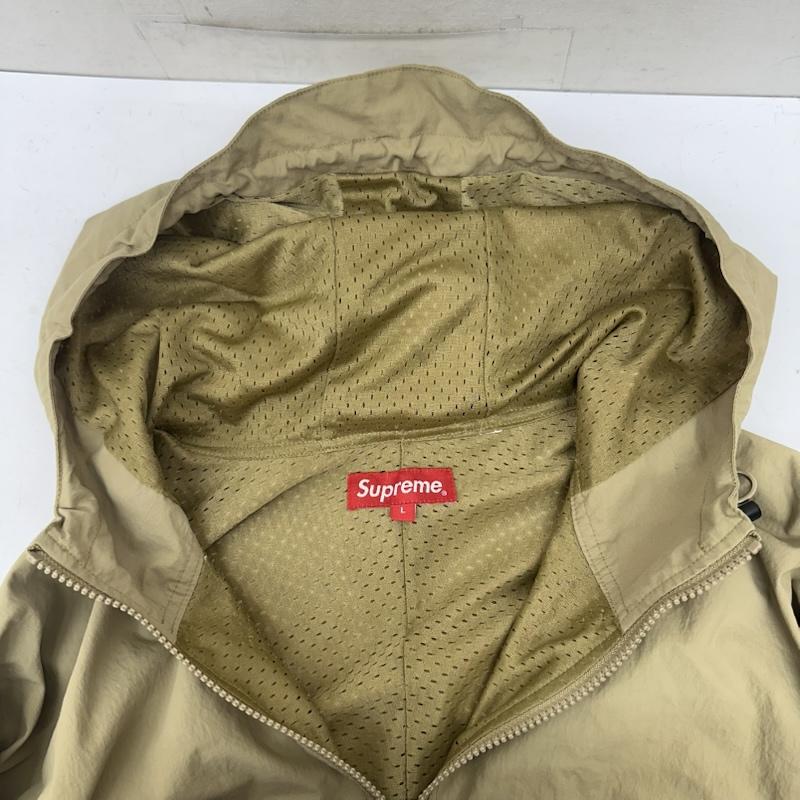 シュプリーム Supreme ジャケット、上着 ジャンパー、ブルゾン 18ss reflective taping hooded pullover ナイロン ハーフジップ プルオーバー L ベージュ / ベージュ / beige メンズ USED 古着 中古 50157309