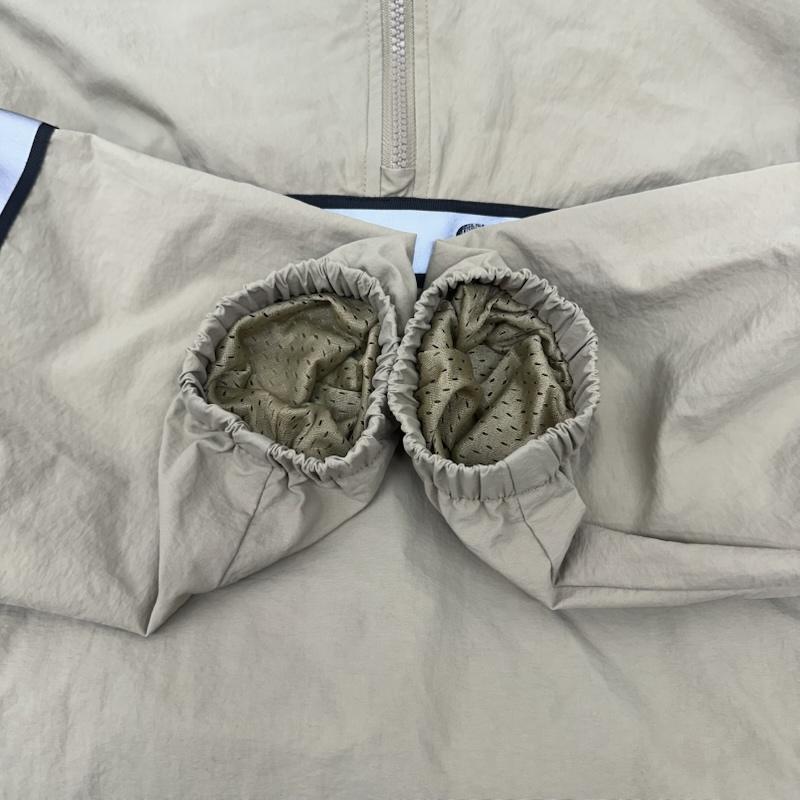 シュプリーム Supreme ジャケット、上着 ジャンパー、ブルゾン 18ss reflective taping hooded pullover ナイロン ハーフジップ プルオーバー L ベージュ / ベージュ / beige メンズ USED 古着 中古 50157309