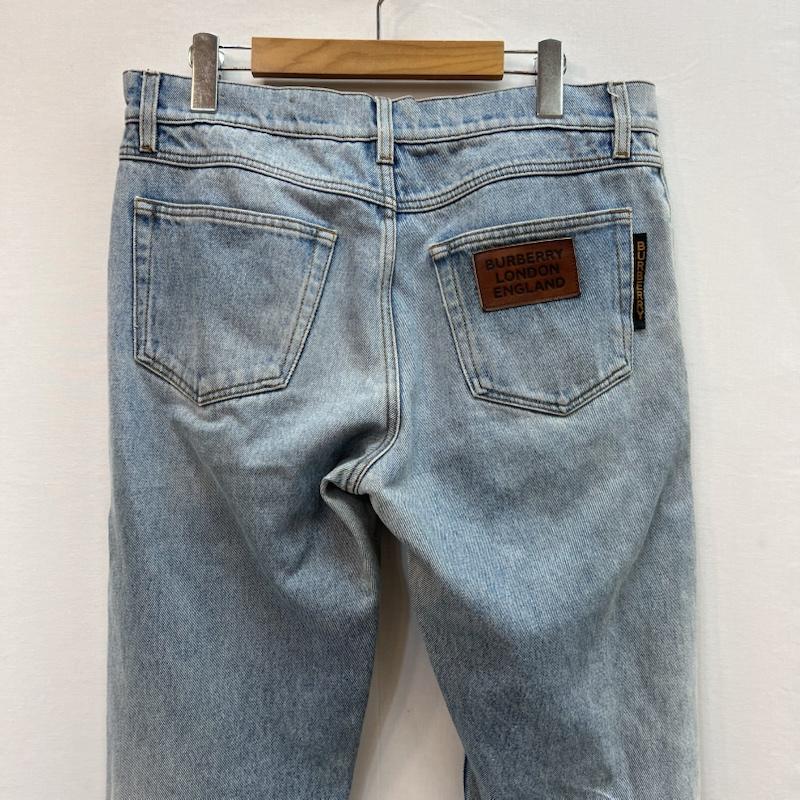 バーバリー BURBERRY パンツ デニム、ジーンズ ストレートフィット ウォッシュド デニムパンツ 33インチ メンズ USED 古着 中古 50157313