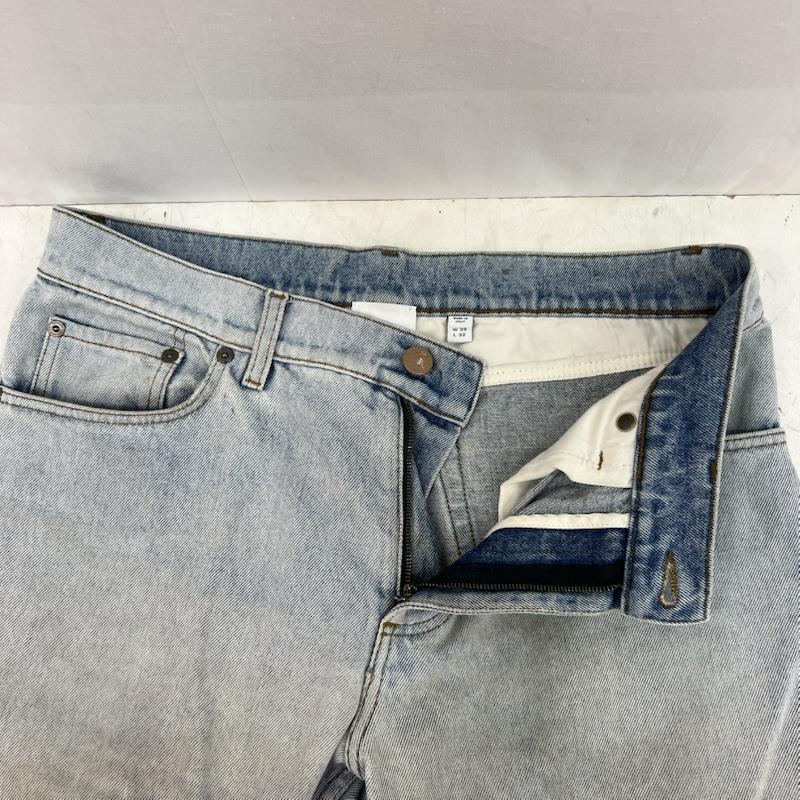 バーバリー BURBERRY パンツ デニム、ジーンズ ストレートフィット ウォッシュド デニムパンツ 33インチ メンズ USED 古着 中古 50157313