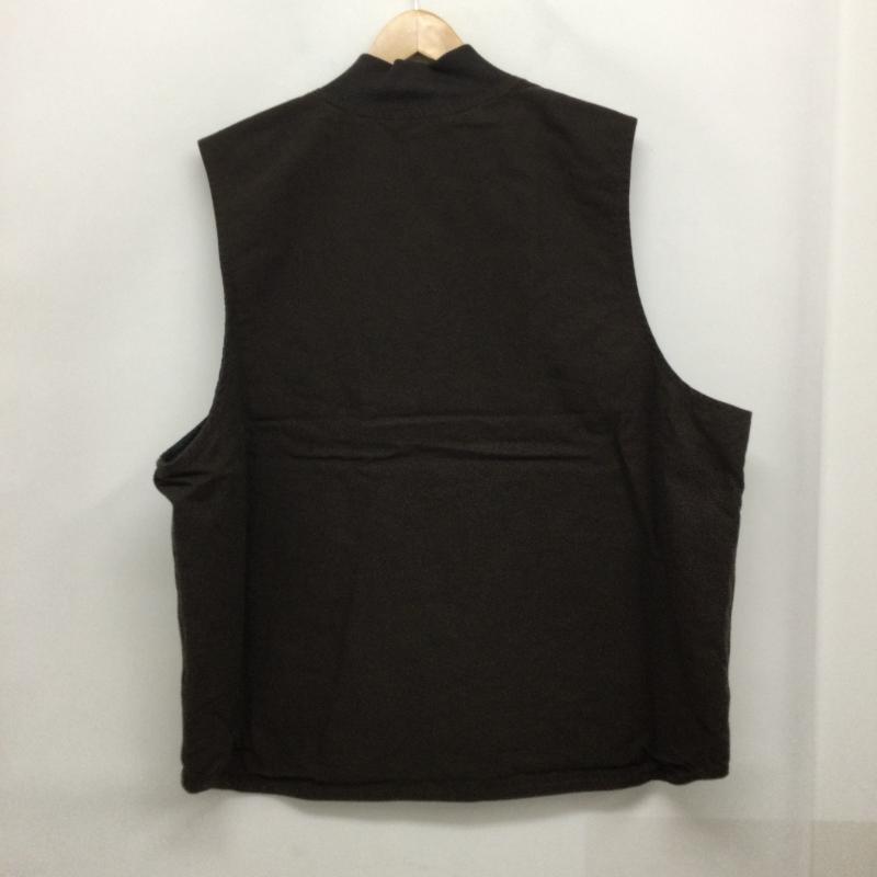 カーハート Carhartt ベスト ベスト カーハート リブカラー ワークベスト CARHARTT LOOSE FIT WASHED DUCK INSULATED RIB COLLAR VEST 104395 XXL 無地 茶 / ブラウン / brown メンズ USED 古着 中古 50157324