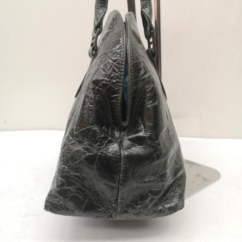 ハマノ HAMANO ハンドバッグ ハンドバッグ 濱野皮革工藝 皇室御用達 クロコダイル レザー ハンドバッグ トートバッグ - 緑 / グリーン / green レディース USED 古着 中古 50157327