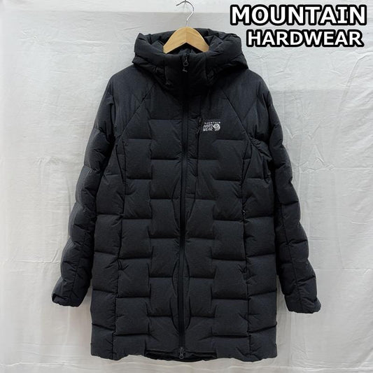 マウンテン ハード ウェアー MOUNTAIN HARDWEAR ジャケット、上着 ダウンジャケット 700FP ストレッチ フーデッド ダウン ジャケット パーカー OL9952 M ワンポイント X ロゴ、文字 灰 / グレー / gray レディース USED 古着 中古 50157330