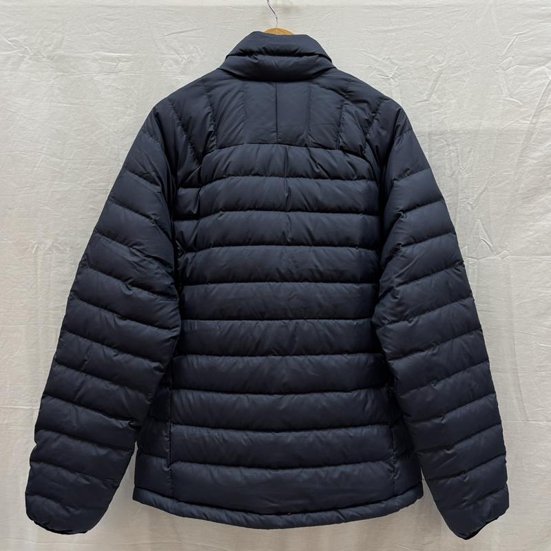 エルエルビーン L.L.Bean ジャケット、上着 ダウンジャケット 515829 ビーンズ ダウン ジャケット 裏フリース フルジップ スタンドカラー M ワンポイント X ロゴ、文字 紺 / ネイビー / navy メンズ USED 古着 中古 50157336