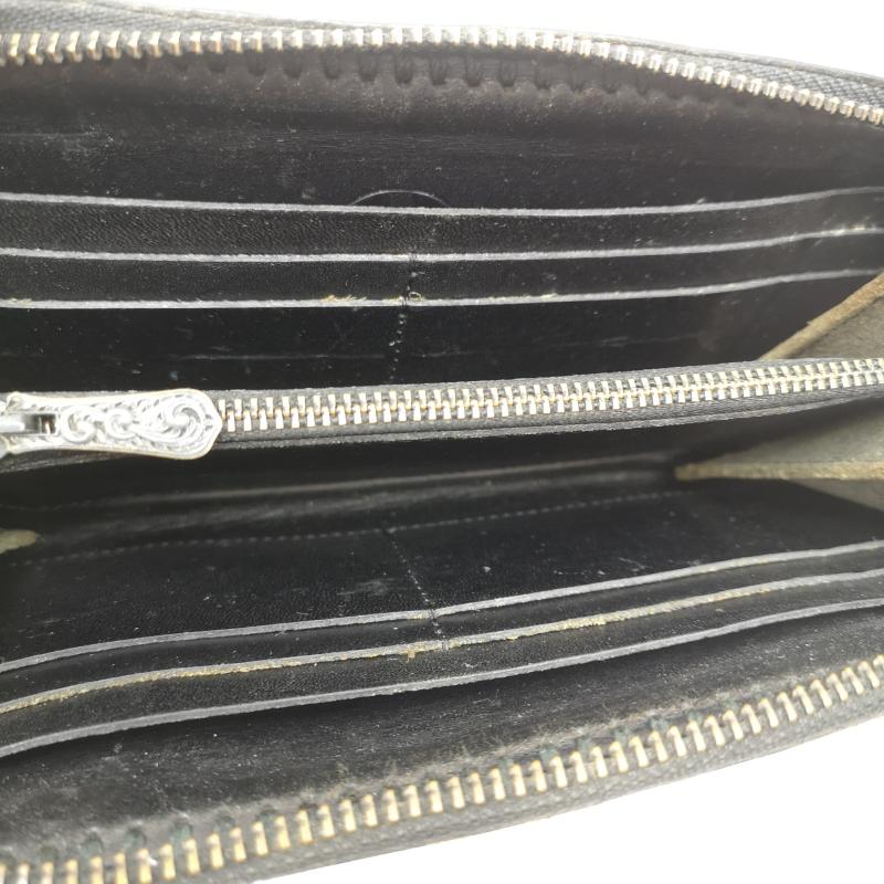 ファニー FUNNY 財布 長財布 チャーリーズ ウォレット 長財布 ラウンドファスナー - 黒 / ブラック / black メンズ USED 古着 中古 50157346