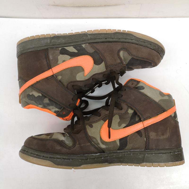 ナイキ NIKE スニーカー スニーカー SB DUNK HIGH PRO SB BRIAN ANDERSON 305050-281 28.5cm オリーブグリーン / オリーブグリーン / メンズ USED 古着 中古 50157350