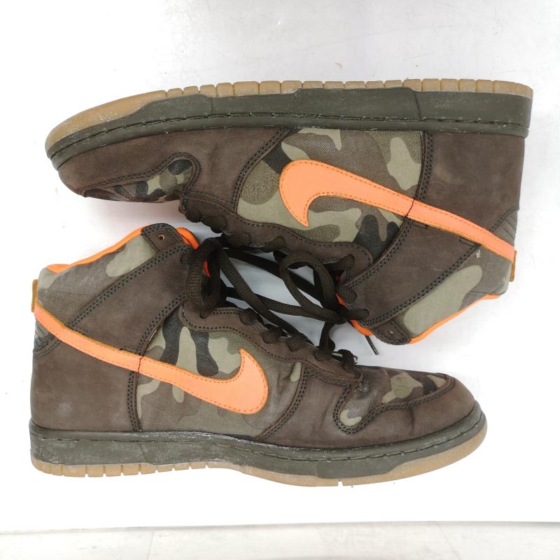 ナイキ NIKE スニーカー スニーカー SB DUNK HIGH PRO SB BRIAN ANDERSON 305050-281 28.5cm オリーブグリーン / オリーブグリーン / メンズ USED 古着 中古 50157350