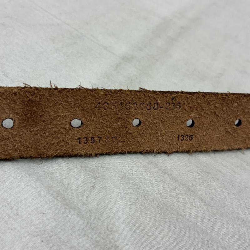 ポロラルフローレン POLO RALPH LAUREN ベルト・バックル ベルト ピン バックル 編み込み レザー メッシュ ベルト 40 / 100 - ワンポイント X ロゴ、文字 茶 / ブラウン / brown メンズ USED 古着 中古 50157352