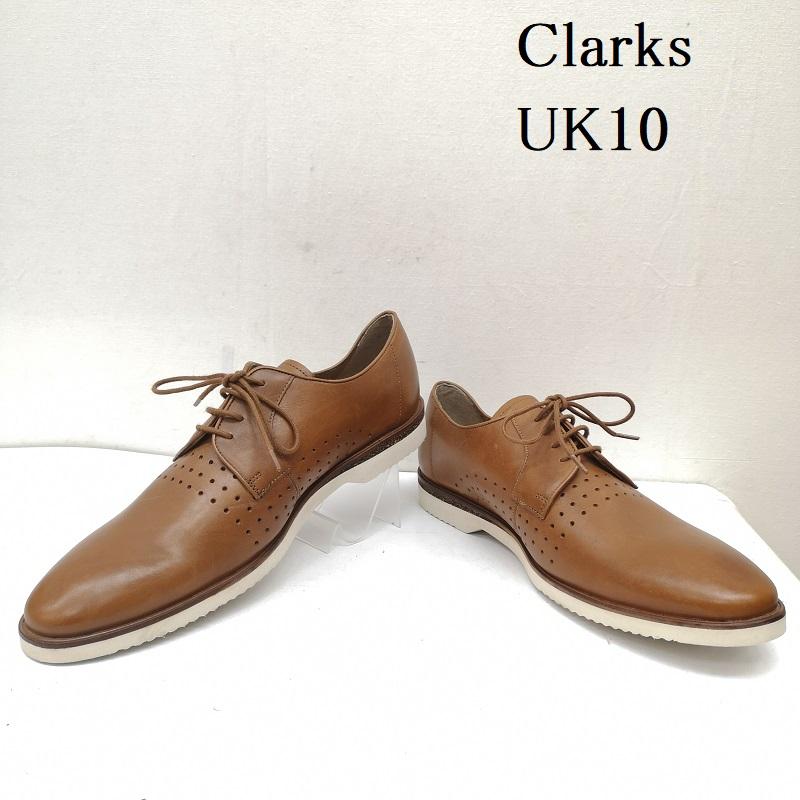 クラークス Clarks 革靴 革靴 オックス フォード レザー シューズ UK：10 茶 / ブラウン / brown メンズ USED 古着 中古 50157356