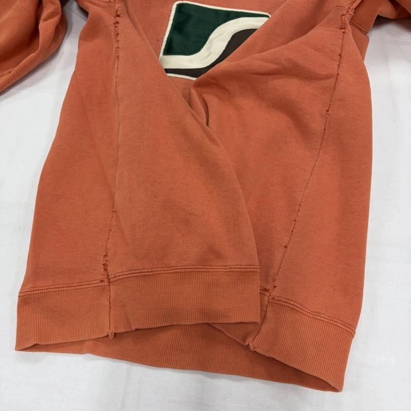 ステューシー STUSSY トレーナー 長袖 00 s OLD オールド ロゴ スウェット シャツ プルオーバー 刺繍 ヴィンテージ クルーネック L ロゴ、文字 X 刺繍 橙 / オレンジ / orange X 緑 / グリーン / green X 茶 / ブラウン / brown X 白 / ホワイト / white メンズ USED 古着 中古 50157379