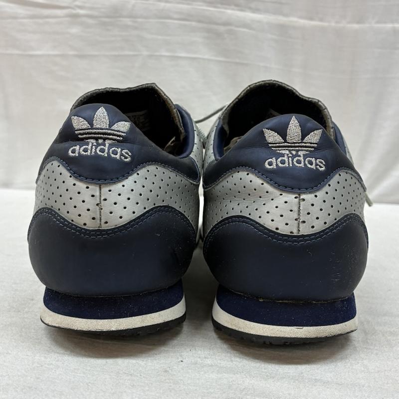 アディダスオリジナルス adidas originals スニーカー スニーカー 00s 09年製 GALAXY ギャラクシー パンチング ローカット スニーカー G25751 27.0cm ロゴ、文字 X 刺繍 銀 / シルバー / silver color X 紺 / ネイビー / navy メンズ USED 古着 中古 50157380