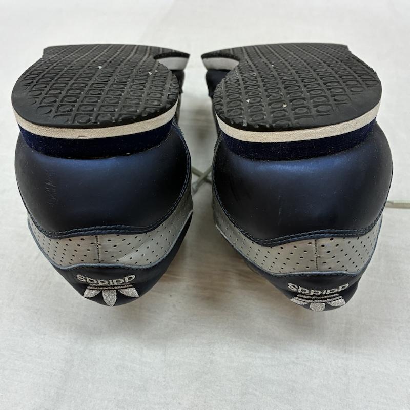 アディダスオリジナルス adidas originals スニーカー スニーカー 00s 09年製 GALAXY ギャラクシー パンチング ローカット スニーカー G25751 27.0cm ロゴ、文字 X 刺繍 銀 / シルバー / silver color X 紺 / ネイビー / navy メンズ USED 古着 中古 50157380
