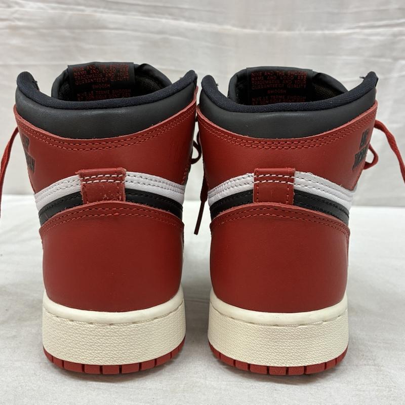 ナイキ NIKE スニーカー スニーカー 25ss Air Jordan 1 Retro High OG GS エアジョーダン ブラックトゥ リイマジンド FD1437-106 スニーカー 23.0cm ロゴ、文字 白 / ホワイト / white X 黒 / ブラック / black X 赤 / レッド / red ボーイズ USED 古着 中古 50157384
