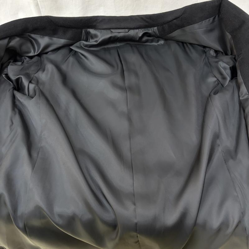 古着 USED コート コート一般 cashmere100% チェスターコート ロングコート 日本製 L(170～180) black L 無地 黒 / ブラック / black メンズ USED 古着 中古 50157387