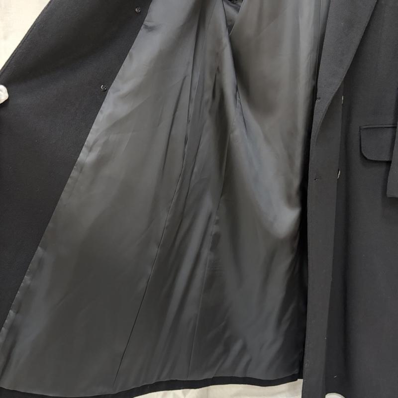 古着 USED コート コート一般 cashmere100% チェスターコート ロングコート 日本製 L(170～180) black L 無地 黒 / ブラック / black メンズ USED 古着 中古 50157387