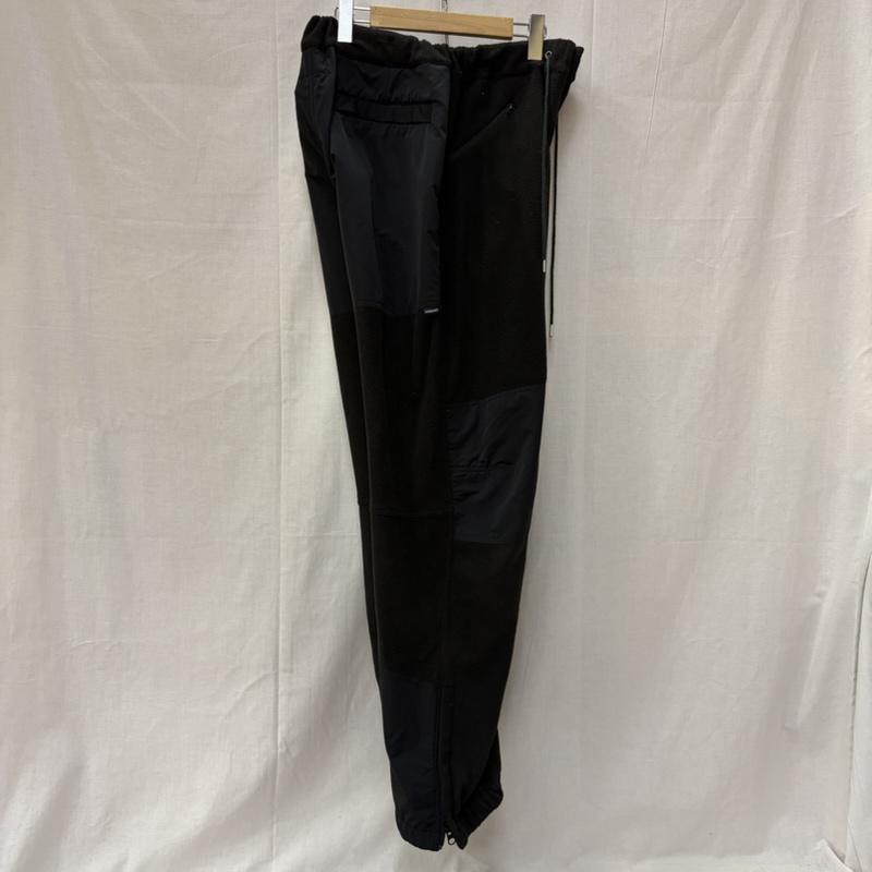 インターブリード INTERBREED ボトムス ボトムス interbreed × teijin フリースパンツ black XL XL ロゴ、文字 黒 / ブラック / black メンズ USED 古着 中古 50157396