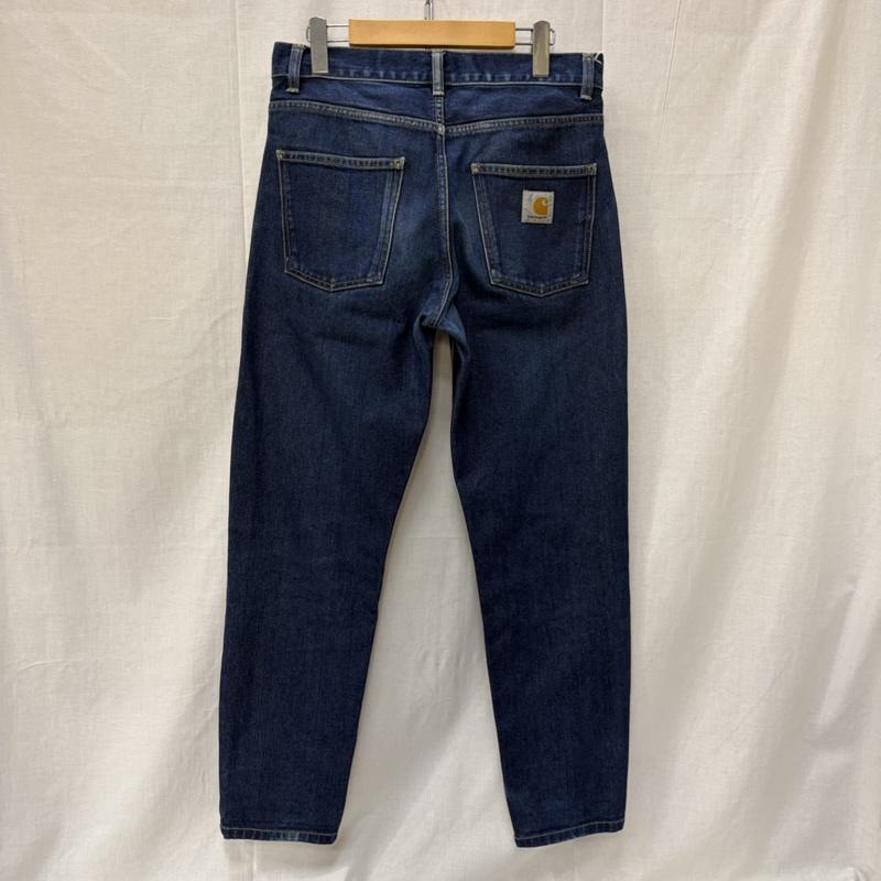 カーハート Carhartt パンツ デニム、ジーンズ Newel Pant indigo 28 28インチ ロゴ、文字 インディゴ / インディゴ / Indigo メンズ USED 古着 中古 50157400