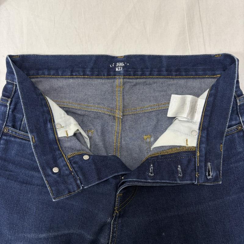 カーハート Carhartt パンツ デニム、ジーンズ Newel Pant indigo 28 28インチ ロゴ、文字 インディゴ / インディゴ / Indigo メンズ USED 古着 中古 50157400