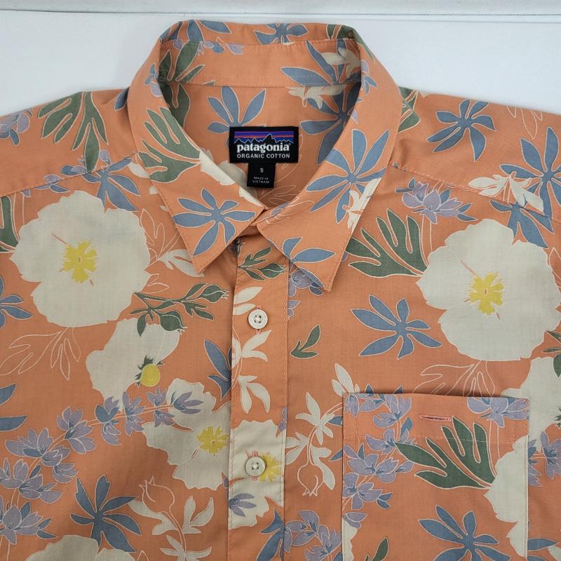 パタゴニア patagonia シャツ、ブラウス 半袖 ゴートゥシャツ 花柄 RN51884STY52691 S メンズ USED 古着 中古 50157402
