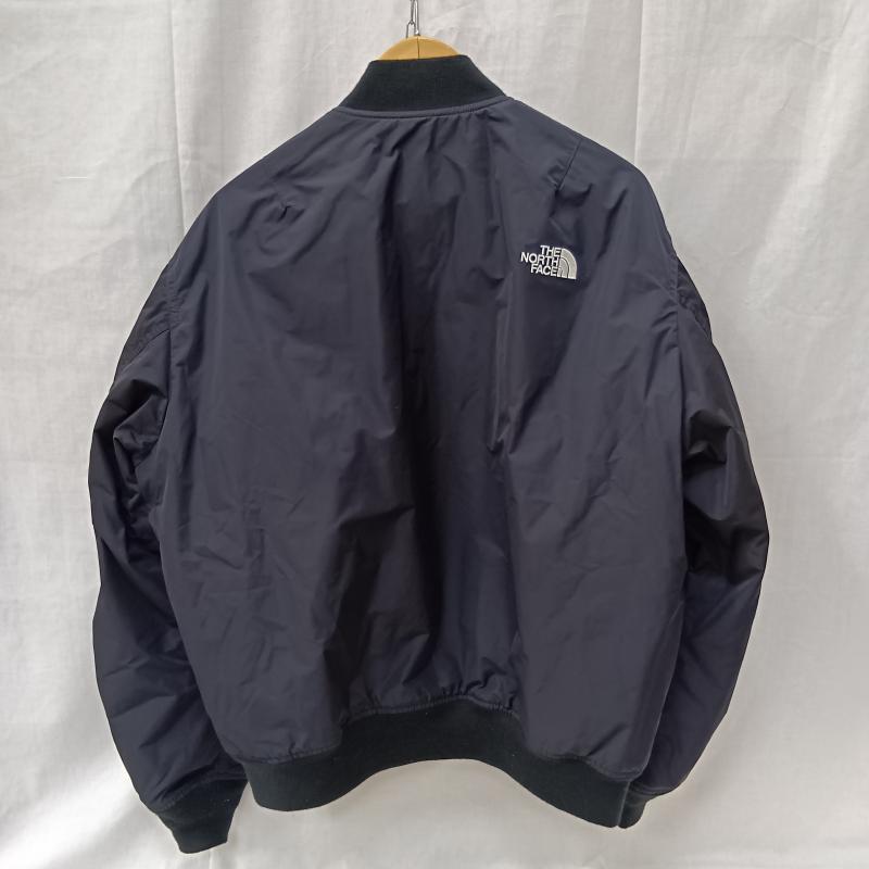ザノースフェイス THE NORTH FACE ジャケット、上着 ジャンパー、ブルゾン NY82552 Insulation Bomber Jacket BLACK S S ロゴ、文字 黒 / ブラック / black X 白 / ホワイト / white メンズ USED 古着 中古 50157413