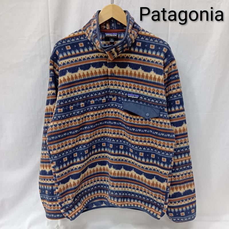 パタゴニア patagonia ジャケット、上着 ジャンパー、ブルゾン 25580FA21 ライトウェイトシンチラスナップT ネイティブ柄 S S 総柄 ベージュ / ベージュ / beige メンズ USED 古着 中古 50157418