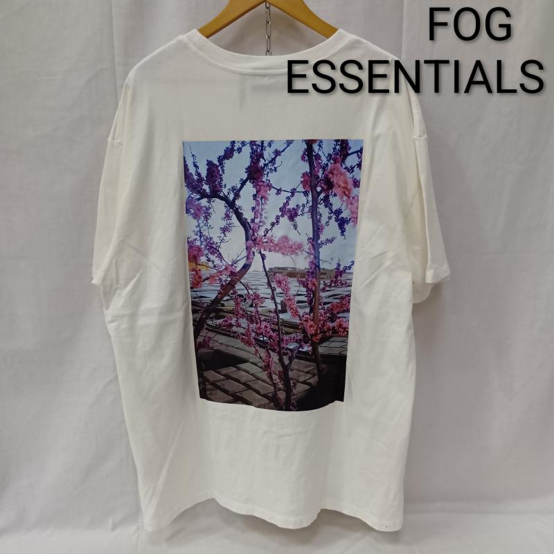 エフオージーエッセンシャルズ FOG ESSENTIALS Tシャツ 半袖 FLOWER PHOTO S/S Tee white L L  白 / ホワイト / white メンズ USED 古着 中古 50157421